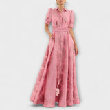 Anabella - Robe avec manches bouffantes courtes