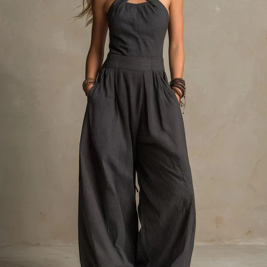 Bianca | Overall mit elegantem, gekreuztem Ausschnitt
