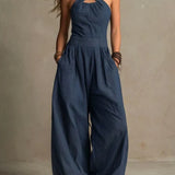 Bianca | Overall mit elegantem, gekreuztem Ausschnitt