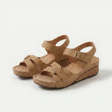 Sandy Bequeme Orthopädische Sandalen mit Keil