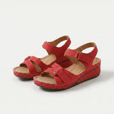 Sandy Bequeme Orthopädische Sandalen mit Keil