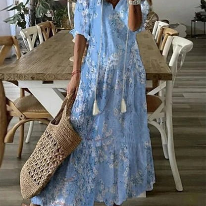 Luna | Lässiges Boho-Midi-Kleid