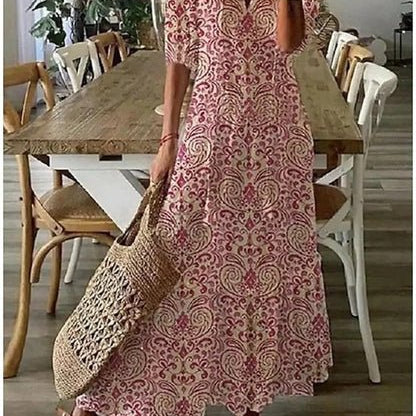 Luna | Lässiges Boho-Midi-Kleid
